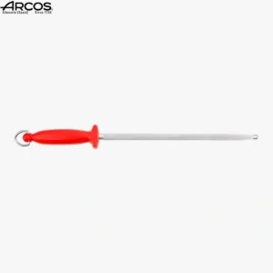 ARCOS ΜΑΣΑΤΙ ΣΤΡΟΓΓΥΛΟ CARBON-CHROME 30 εκ. Ø 13 mm  ΚΟΚΚΙΝΗ ΛΑΒΗ-Box in Thessaloniki