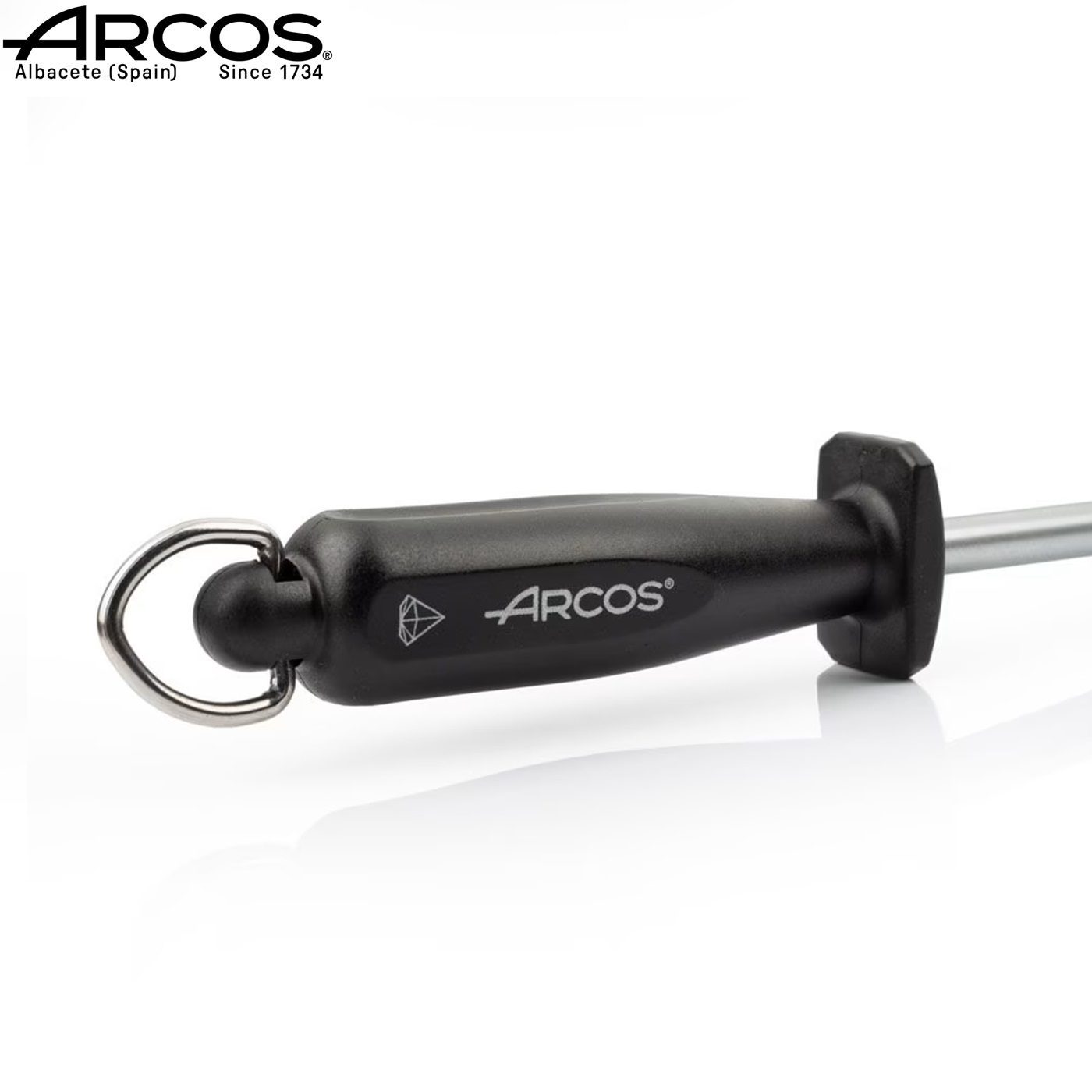 Arcos μασατι στρογγυλο carbon diamond 23εκ. μαυρη λαβη | 059.279400 - Image 4