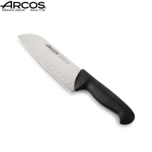 ARCOS 2900 ΜΑΧΑΙΡΙ SANTOKU ΜΕ ΑΥΛΑΚΙΑ 18εκ. ΜΑΥΡΗ ΛΑΒΗ-Box in Thessaloniki