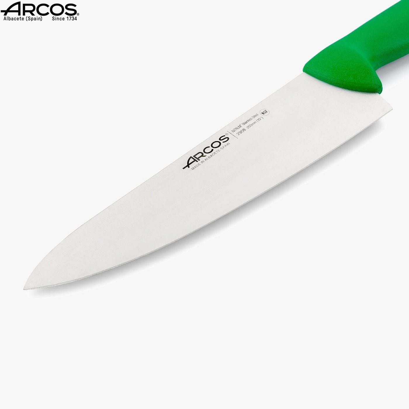 ARCOS 2900 ΜΑΧΑΙΡΙ CHEF ΦΑΡΔΥ 25εκ. ΠΡΑΣΙΝΗ ΛΑΒΗ-Box in Thessaloniki
