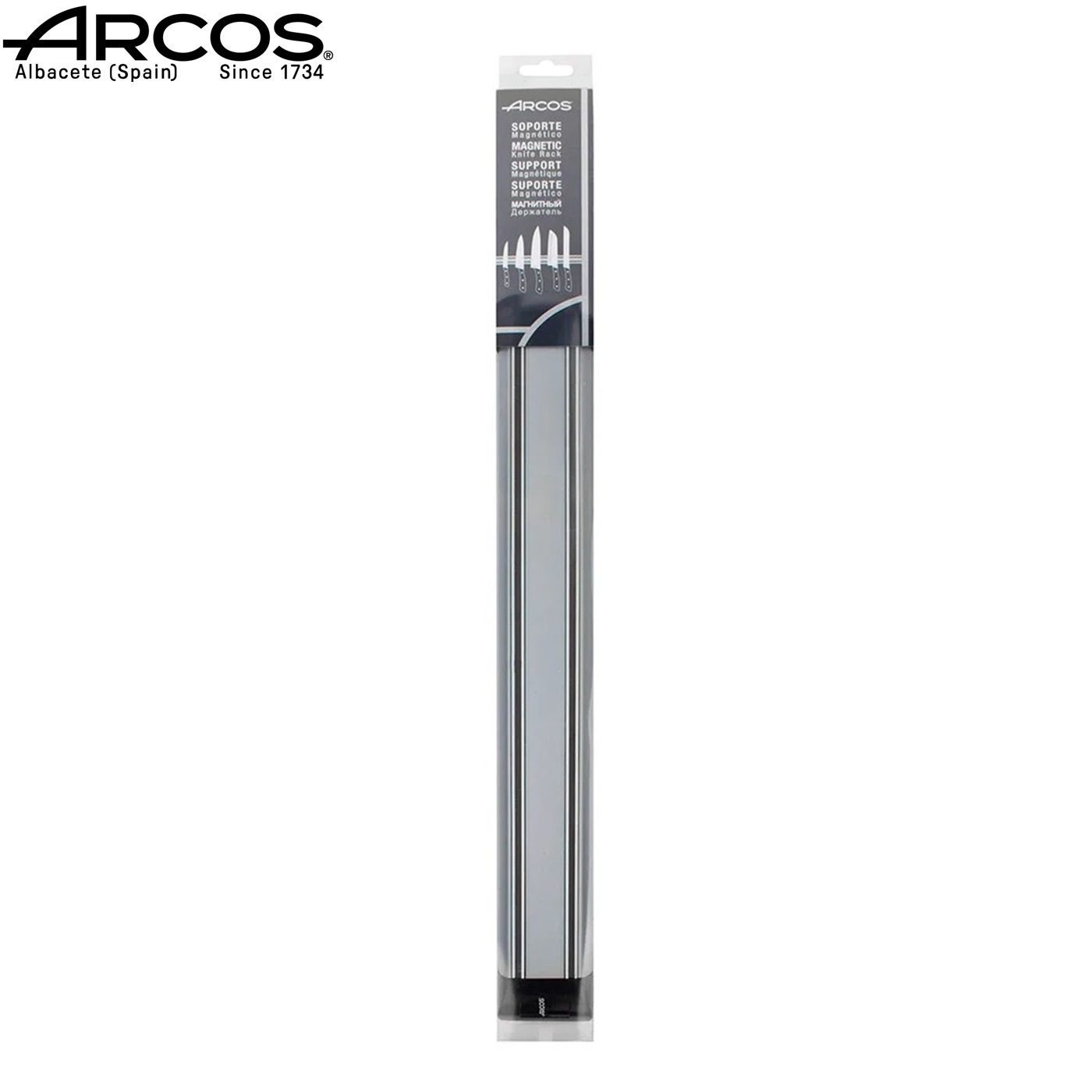 ARCOS ΜΑΓΝΗΤΗΣ ΜΑΧΑΙΡΙΩΝ 45×4.5εκ.ΑΝΟΞΕΙΔΩΤΟΣ-Box in Thessaloniki