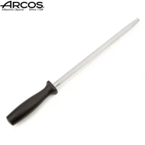 ARCOS ΜΑΣΑΤΙ ΣΤΡΟΓΓΥΛΟ CARBON-CHROME 23εκ. Ø10mm ΜΑΥΡΗ ΛΑΒΗ-Box in Thessaloniki