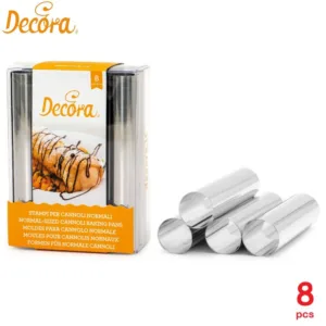 DECORA ΣΕΤ8 ΑΝΟΞΕΙΔΩΤΕΣ ΦΟΡΜΕΣ CANNOLI ø2×12εκ.-Box in Thessaloniki