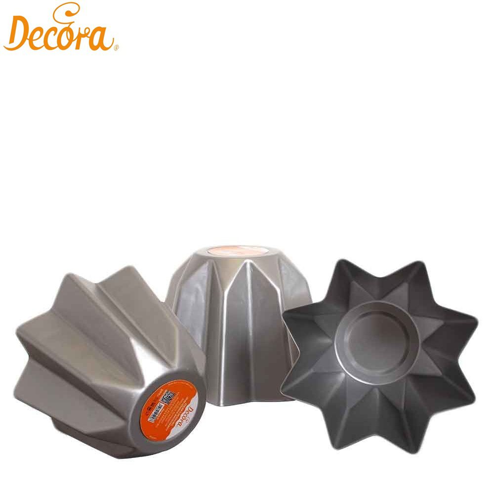 DECORA ΦΟΡΜΑ ΑΝΟΔΙΩΜΕΝΟΥ ΑΛΟΥΜΙΝΙΟΥ PANDORO 750γρ. 21×16εκ.-Box in Thessaloniki