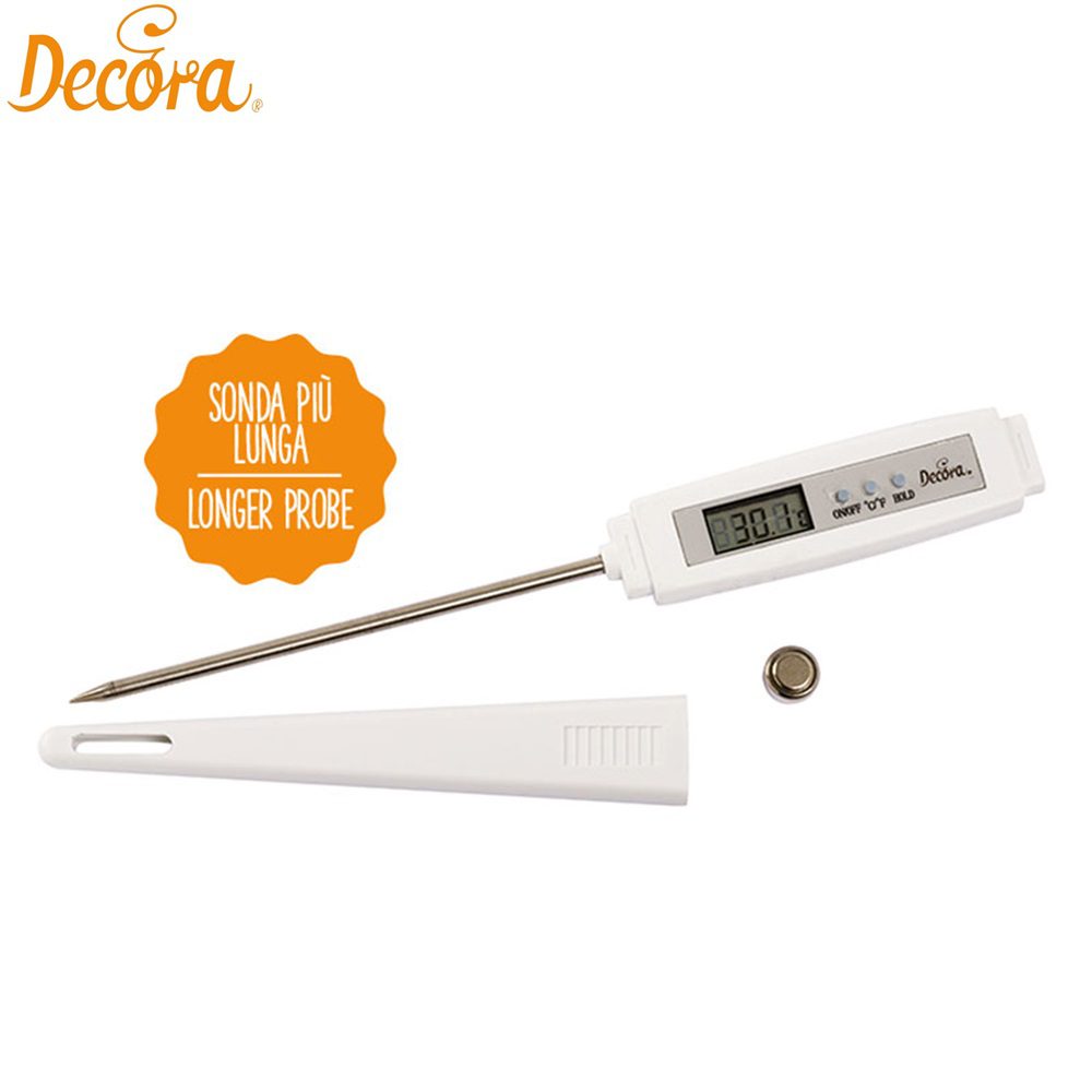 DECORA ΨΗΦΙΑΚΟ ΘΕΡΜΟΜΕΤΡΟ (ΑΚΙΔΑ 11.5εκ.) -50° +300°C 21.2×2εκ.-Box in Thessaloniki
