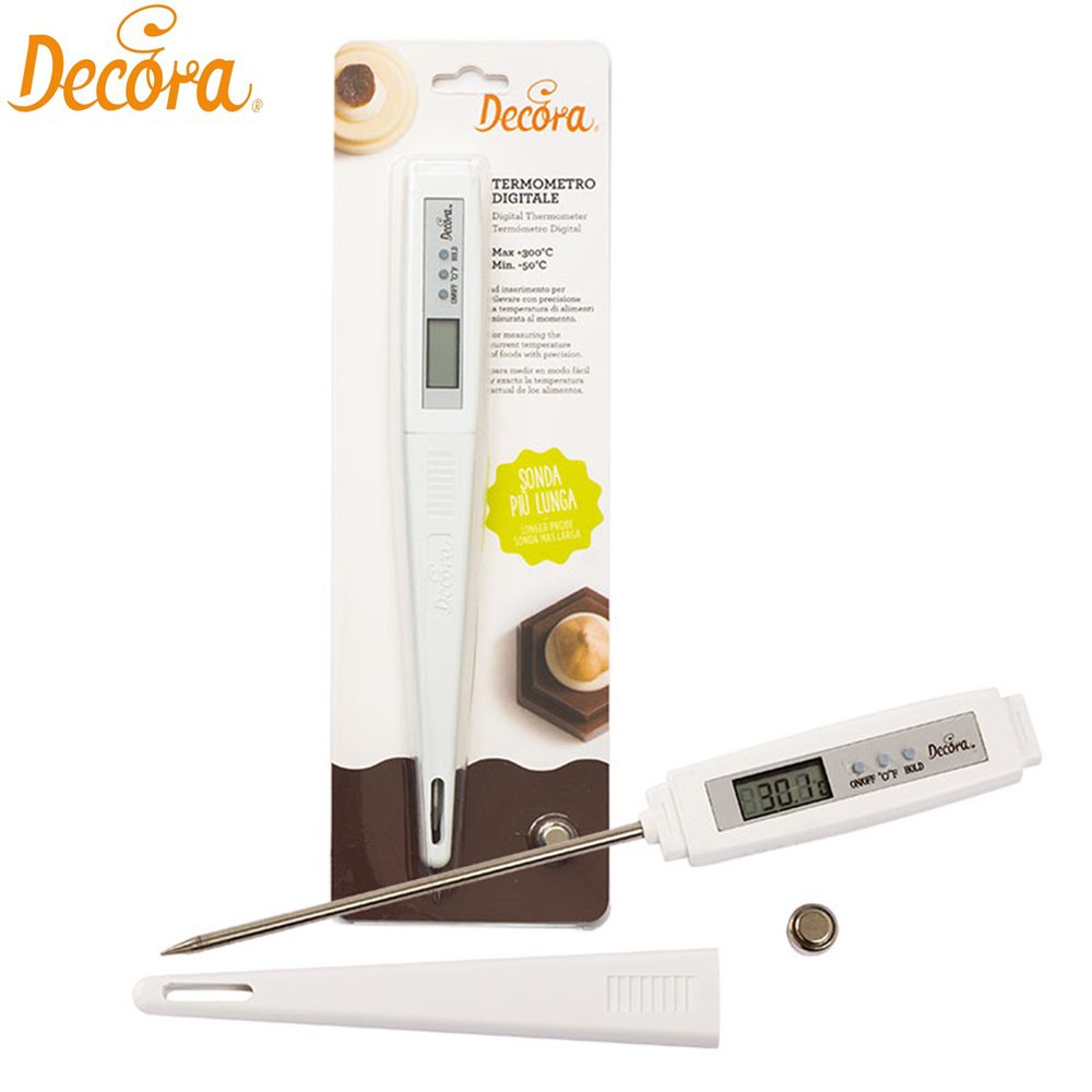 DECORA ΨΗΦΙΑΚΟ ΘΕΡΜΟΜΕΤΡΟ (ΑΚΙΔΑ 11.5εκ.) -50° +300°C 21.2×2εκ.-Box in Thessaloniki