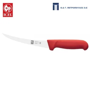 ICEL POLY ΜΑΧΑΙΡΙ ΞΕΚΟΚΑΛΙΣΜΑΤΟΣ ΚΥΡΤΟ FLEXIBLE 15εκ. ΚΟΚΚΙΝΗ ΛΑΒΗ-Box in Thessaloniki