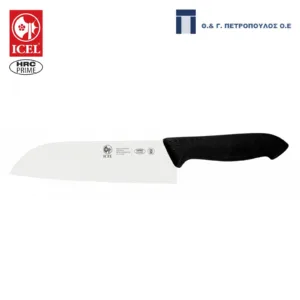 ICEL HORECA PRIME ΜΑΧΑΙΡΙ SANTOKU 18εκ. ΜΑΥΡΗ ΛΑΒΗ-Box in Thessaloniki