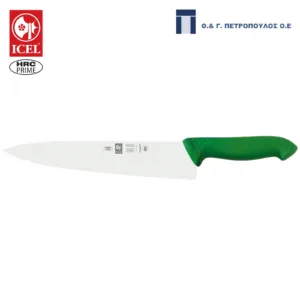 ICEL HORECA PRIME ΜΑΧΑΙΡΙ CHEF 25εκ ΣΤΕΝΟ ΠΡΑΣΙΝΗ ΛΑΒΗ-Box in Thessaloniki