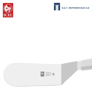 ICEL ΣΠΑΤΟΥΛΑ ΓΥΡΙΣΜΑΤΟΣ/ΖΑΧΑΡΟΠΛΑΣΤΙΚΗΣ 12εκ ΟΒΑΛ ΛΕΥΚΗ ΛΑΒΗ-Box in Thessaloniki