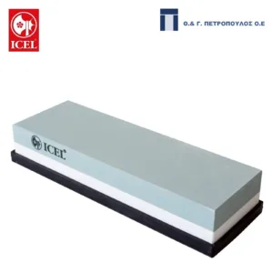 ICEL ΠΕΤΡΑ ΑΚΟΝΙΣΜΑΤΟΣ 2 ΔΙΑΒΑΘΜΙΣΕΩΝ 1000/4000 GRIT ΣΕ ΒΑΣΗ-Box in Thessaloniki