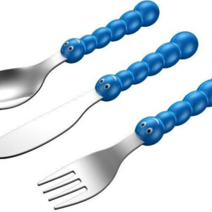 Cryspo Trio Βρεφικό Σετ Μαχαιροπίρουνα "Bloo" από Μέταλλο σε κουτί δώρου 3τμχ 45.100.161 - Box In Θεσσαλονίκη - 25ης Μαρτίου 111