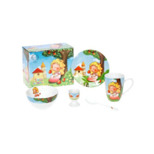 Cryspo Trio Σετ Φαγητού "Milita" από Πορσελάνη Πολύχρωμο 5τμχ (Πιάτο/Μπωλ/Κούπα/Αυγοθήκη/Κουτάλι 28.0671.90 - Box In Θεσσαλονίκη - 25ης Μαρτίου 111