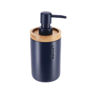 Dispenser polyresin μπλε με bamboo 7