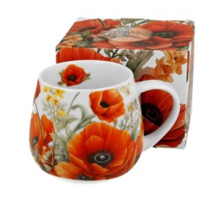 Duo Κούπα Barrel 430ml "Poppies" από Πορσελάνη Fine China | 070.954415 – Red Poppy Floral Mug - Box In Θεσσαλονίκη - 25ης Μαρτίου 111
