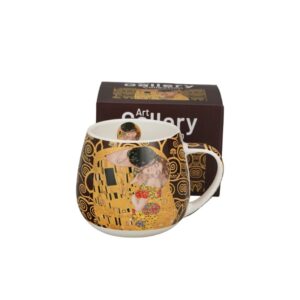 Duo Κούπα Barrel 430ml "The Kiss Brown" Gustav Klimt από Πορσελάνη | 070.972471 – Art Gallery Collection Barrel Mug - Box In Θεσσαλονίκη - 25ης Μαρτίου 111
