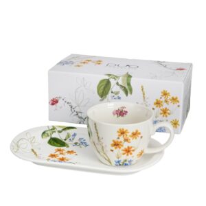 Duo Σετ Πορσελάνης "Colors of Nature" με Κούπα 450ml & Πιάτο 25cm | 070.977001 – Floral Breakfast Set - Box In Θεσσαλονίκη - 25ης Μαρτίου 111