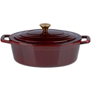Γάστρα μαντέμι οβάλ μπορντώ 5lt/33x25x11cm 03.35609