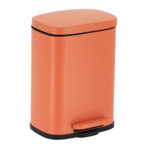 Κάδος απορριμάτων πορτοκαλί soft close 5L/21x18