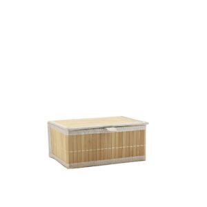 Καλάθι bamboo φυσικό χρ. 22X16