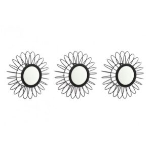 Καθρέπτες σετ μεταλ. Μαύρο χρ. σ/3 014.MI0946