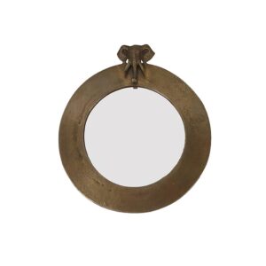 Καθρέπτης αλουμ.χρυσό χρ. Φ44Χ26 00.07.7318