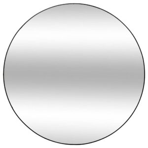 Καθρέπτης στρογγ.μαύρο ξύλ.πλαίσιο Φ110cm 07.195233A