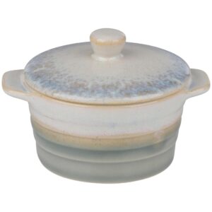 Κατσαρόλα κεραμική με καπάκι 13x10x8.5cm σ/2 τεμ 03.58609
