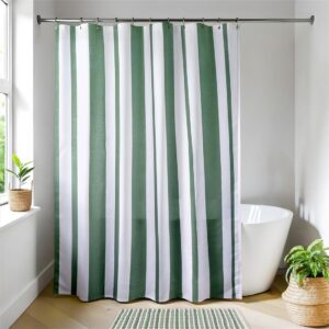 Κουρτίνα μπάνιου "GREEN STRIPES" 180x200cm 06.1200831