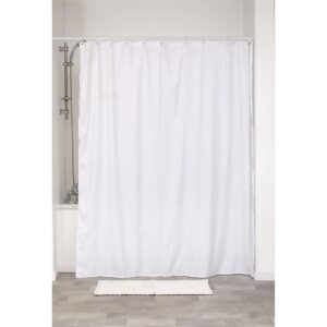 Κουρτίνα μπάνιου Polyester 180Χ200 λευκή 06.1212100