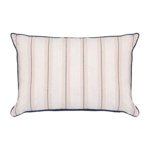 Μαξιλάρι ριγέ εκρου/μπλε 38x58cm 07.215330C
