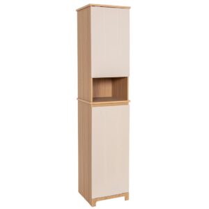 Ντουλάπι mdf με 1ράφι /2πόρτες εκρού 36x38x173cm 06.9939824