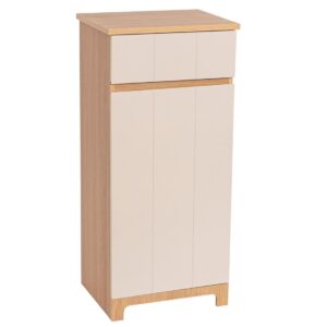 Ντουλάπι με συρτάρι mdf εκρού 38x30x83cm 06.9902824