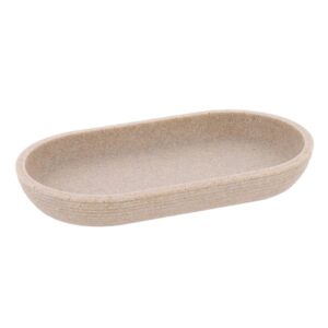 Πιάτο / σαπουνοθηκη polyresin μπεζ 20.5x11.3cm 06.68178161