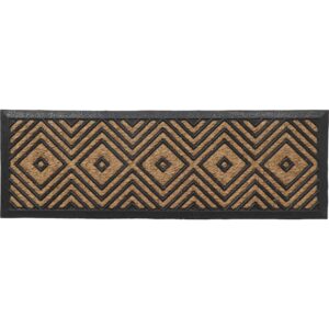 Ποδόμακτρο κοκοφ./καουτσ. μαύρο/φυσικό ρόμβοι 25Χ75cm 05.140541001