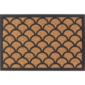 Ποδόμακτρο κοκοφοίνικας/καουτσούκ μαύρο/φυσικό 40Χ60cm 05.140181042