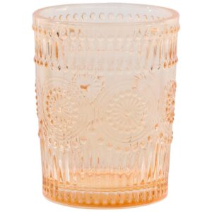 Ποτήρι νερού πορτοκαλί s/4 κλασικό 240ml/7