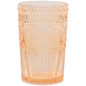 Ποτήρι νερού πορτοκαλί s/4 κλασικό 360ml/7