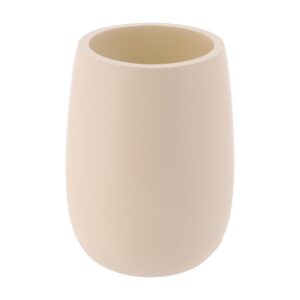 Ποτήρι οδοντόβουρτσας polyresin  εκρού 350ml/7