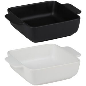 Πυρέξ κεραμικό τετράγωνο/2χρώματα 21x15.8x5.8cm 03.58612