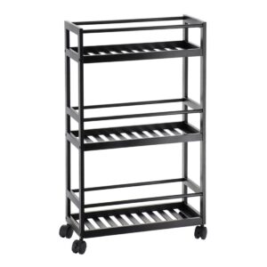 Ραφιέρα τρόλευ bamboo 3ράφια μαύρο 44