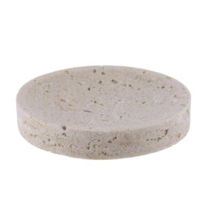 Σαπουνοθήκη polyresin "STONE FINISH" φυσικό Φ 11