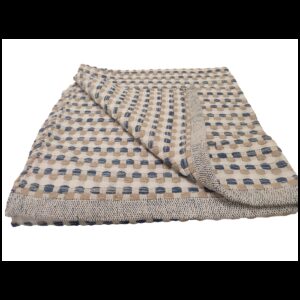 Χαλί βαμβ.φυσικό/λευκό/μπλέ 90Χ140 00.02.23543