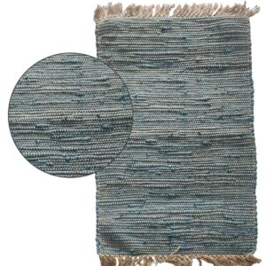 Χαλί βαμβ.μπλε 55Χ90 00.02.23837