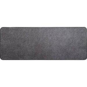 Χαλί κουζίνας βελουτέ polyester γκρι σκ. 45x120cm 05.47027933