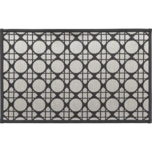 Χαλί κουζίνας polyester/GEOMETRIK NOIR 50x80cm 05.470081086
