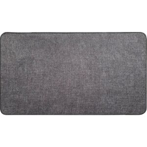 Χαλί κουζίνας βελουτέ polyester γκρι σκ. 45x80cm 05.47026933