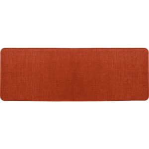 Χαλί κουζίνας βελουτέ polyester terracotta 45x120cm 05.4702736