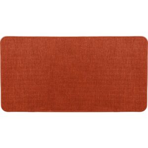 Χαλί κουζίνας βελουτέ polyester terracotta 45x80cm 05.4702636