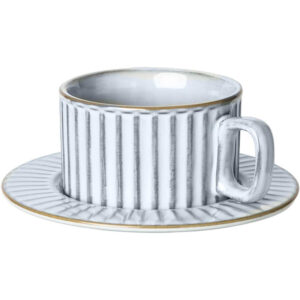 Ανάγλυφo Κεραμικό  σετ κούπα / πιατάκι "Earth"  σε γαλάζιο χρώμα 15Χ15Χ7 200ml (1 τεμάχιο) Etoile LM-653B - Box In Θεσσαλονίκη - 25ης Μαρτίου 111